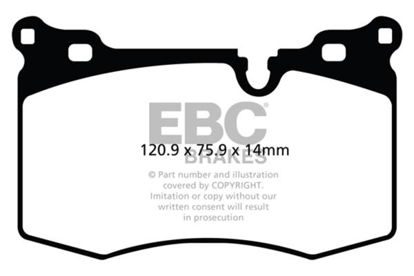 EBC Brakes - EBC Brakes Greenstuff 2000 Series Sport Brake Pads