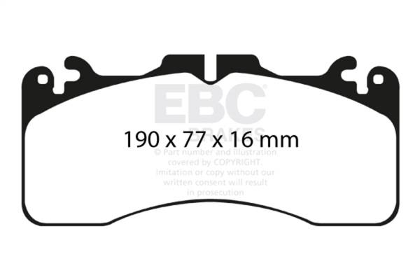 EBC Brakes - EBC Brakes Greenstuff 2000 Series Sport Brake Pads DP21867