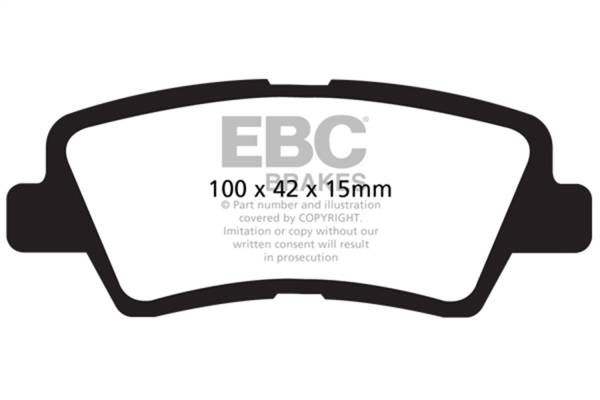 EBC Brakes - EBC Brakes Greenstuff 2000 Series Sport Brake Pads DP21875