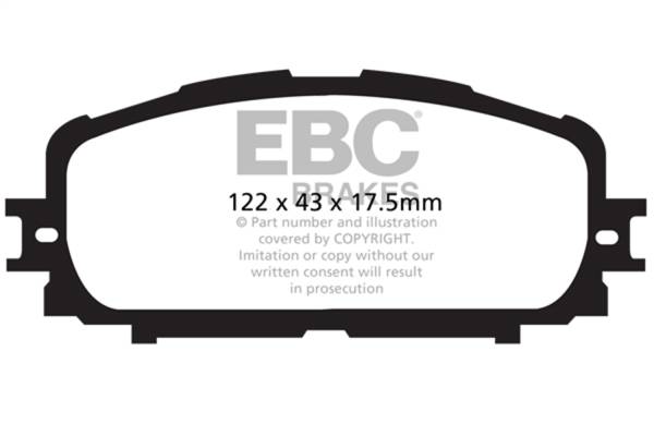 EBC Brakes - EBC Brakes Greenstuff 2000 Series Sport Brake Pads DP21897