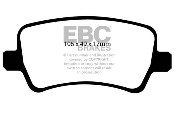 EBC Brakes - EBC Brakes Greenstuff 2000 Series Sport Brake Pads