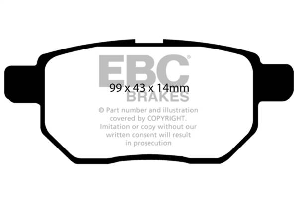 EBC Brakes - EBC Brakes Greenstuff 2000 Series Sport Brake Pads DP21947