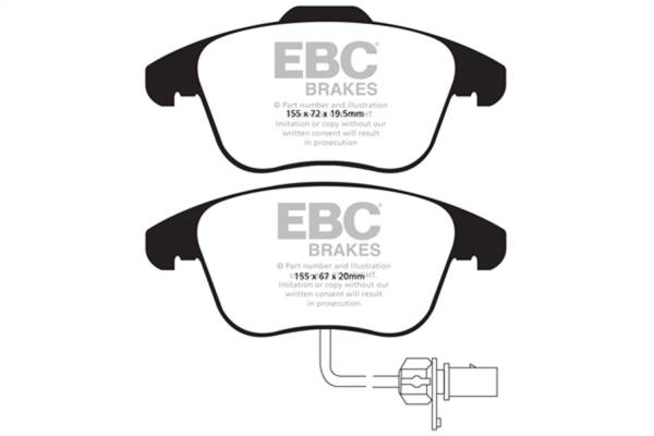 EBC Brakes - EBC Brakes Greenstuff 2000 Series Sport Brake Pads