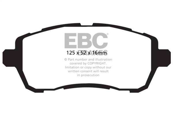 EBC Brakes - EBC Brakes Greenstuff 2000 Series Sport Brake Pads DP22002