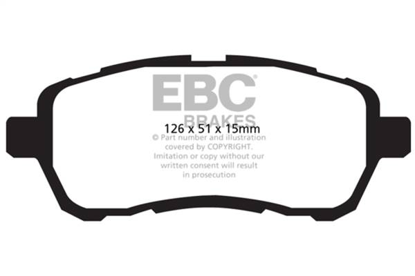 EBC Brakes - EBC Brakes Greenstuff 2000 Series Sport Brake Pads DP22003