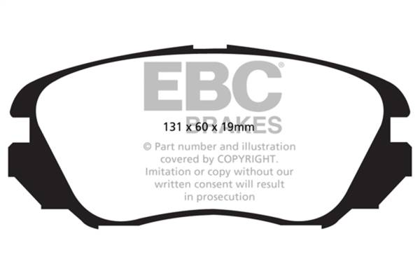 EBC Brakes - EBC Brakes Greenstuff 2000 Series Sport Brake Pads DP22013