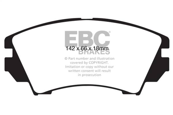 EBC Brakes - EBC Brakes Greenstuff 2000 Series Sport Brake Pads DP22014