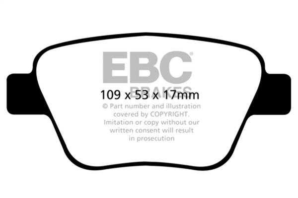 EBC Brakes - EBC Brakes Greenstuff 2000 Series Sport Brake Pads