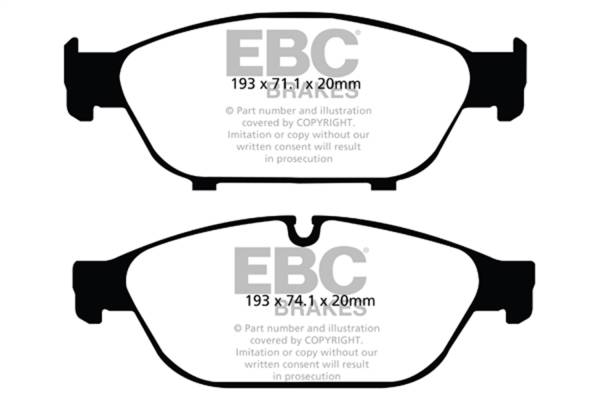 EBC Brakes - EBC Brakes Greenstuff 2000 Series Sport Brake Pads