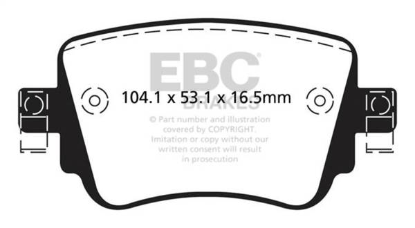 EBC Brakes - EBC Brakes Greenstuff 2000 Series Sport Brake Pads