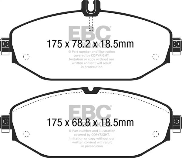 EBC Brakes - EBC Brakes Greenstuff 2000 Series Sport Brake Pads