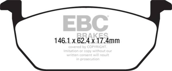 EBC Brakes - EBC Brakes Greenstuff 2000 Series Sport Brake Pads