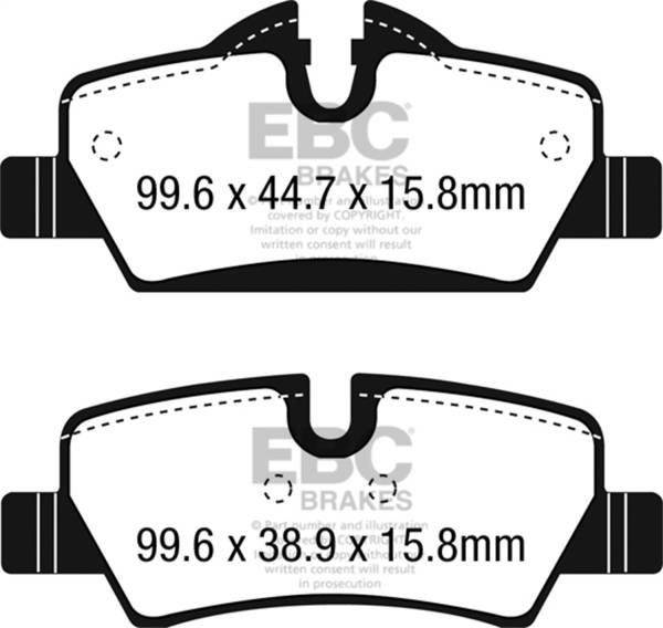 EBC Brakes - EBC Brakes Greenstuff 2000 Series Sport Brake Pads