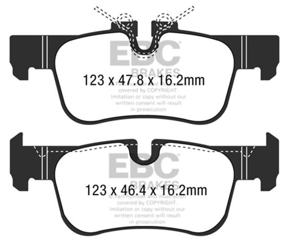 EBC Brakes - EBC Brakes Greenstuff 2000 Series Sport Brake Pads