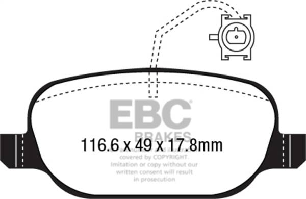 EBC Brakes - EBC Brakes Greenstuff 2000 Series Sport Brake Pads