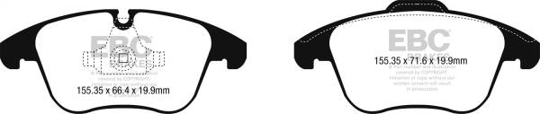 EBC Brakes - EBC Brakes Greenstuff 2000 Series Sport Brake Pads