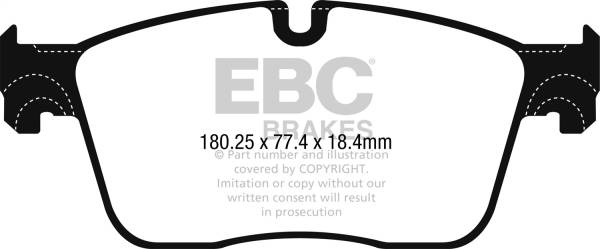 EBC Brakes - EBC Brakes Greenstuff 2000 Series Sport Brake Pads