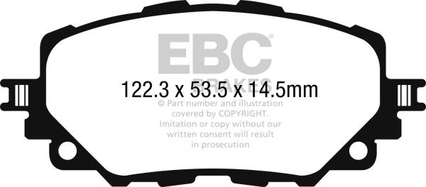 EBC Brakes - EBC Brakes Greenstuff 2000 Series Sport Brake Pads