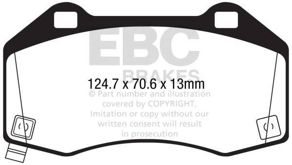 EBC Brakes - EBC Brakes Greenstuff 2000 Series Sport Brake Pads