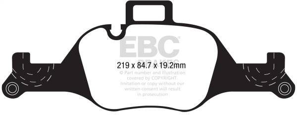 EBC Brakes - EBC Brakes Greenstuff 2000 Series Sport Brake Pads