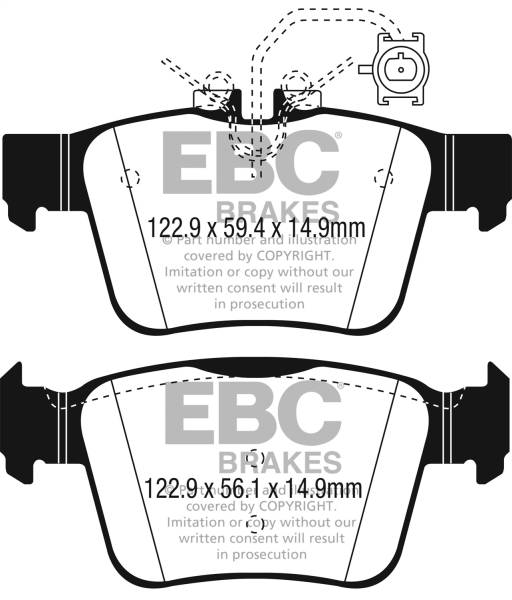 EBC Brakes - EBC Brakes Greenstuff 2000 Series Sport Brake Pads