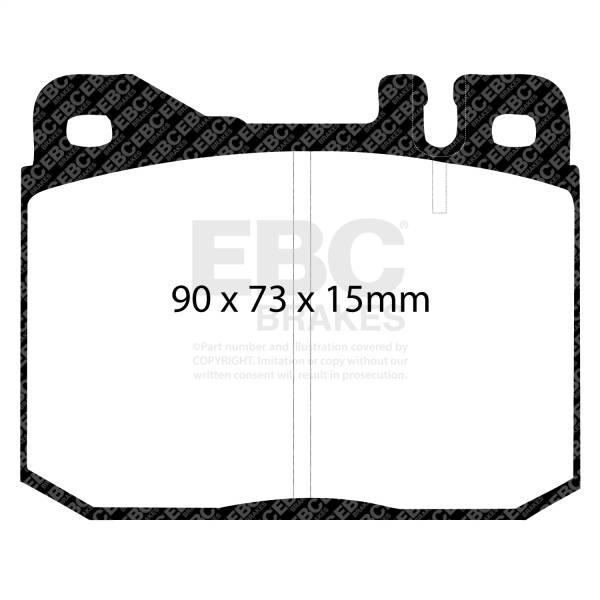 EBC Brakes - EBC Brakes Greenstuff 2000 Series Sport Brake Pads