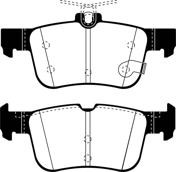 EBC - EBC 2013+ Lincoln MKZ 2.0L Hybrid Greenstuff Rear Brake Pads - DP23059