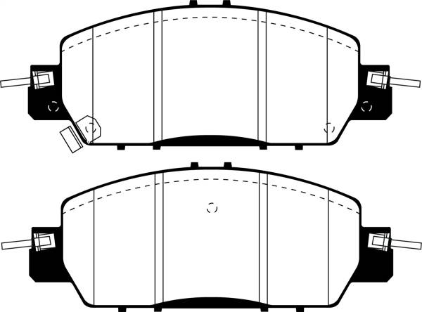 EBC - EBC 2016+ Honda Accord LX Sedan 2.4L Greenstuff Front Brake Pads - DP23062