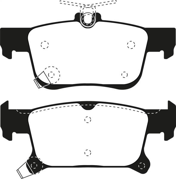 EBC - EBC 2016+ Buick Envision 2.0L Turbo Greenstuff Rear Brake Pads - DP23069