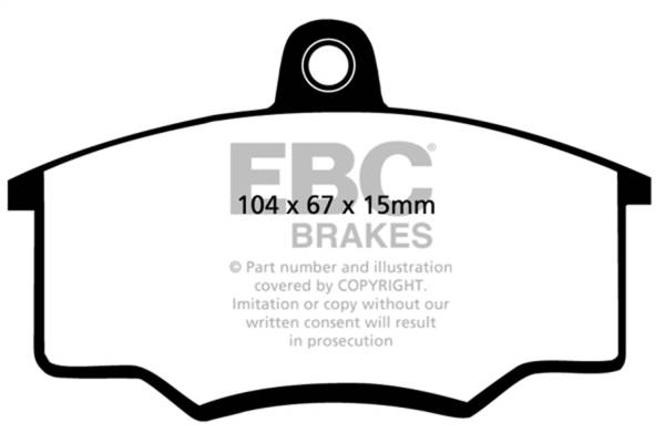 EBC Brakes - EBC Brakes Greenstuff 2000 Series Sport Brake Pads