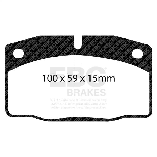 EBC Brakes - EBC Brakes Greenstuff 2000 Series Sport Brake Pads