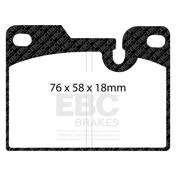 EBC Brakes - EBC Brakes Greenstuff 2000 Series Sport Brake Pads