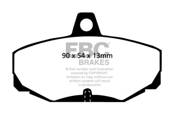 EBC - EBC 96-00 Ac Ace 5.0 Greenstuff Rear Brake Pads - DP2617