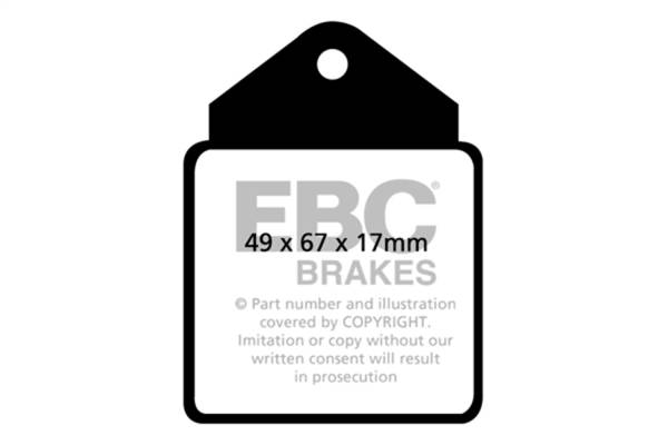 EBC Brakes - EBC Brakes Greenstuff 2000 Series Sport Brake Pads