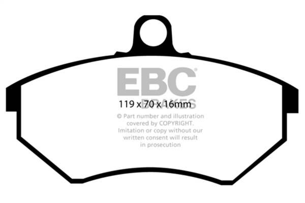 EBC Brakes - EBC Brakes Greenstuff 2000 Series Sport Brake Pads