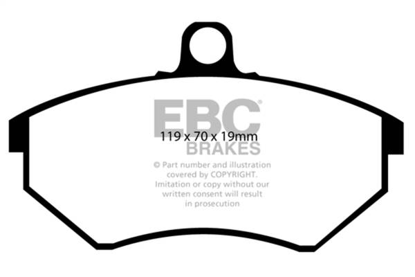 EBC Brakes - EBC Brakes Greenstuff 2000 Series Sport Brake Pads