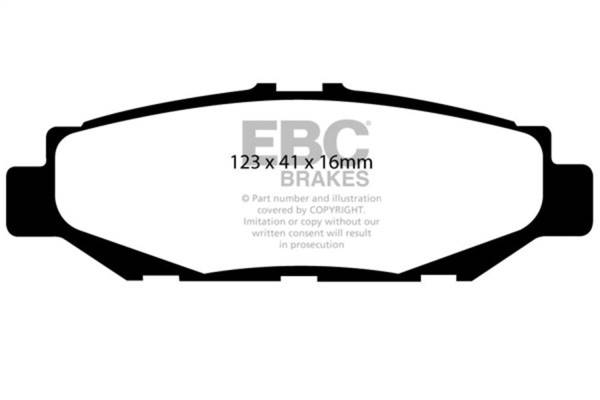 EBC - EBC 93-97 Lexus GS300 3.0 Greenstuff Rear Brake Pads - DP2848