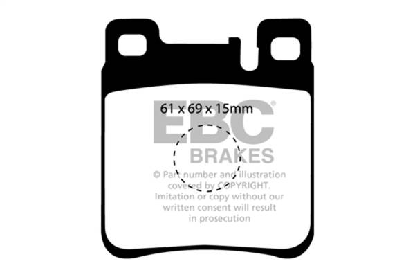 EBC Brakes - EBC Brakes Greenstuff 2000 Series Sport Brake Pads