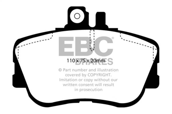 EBC Brakes - EBC Brakes Greenstuff 2000 Series Sport Brake Pads