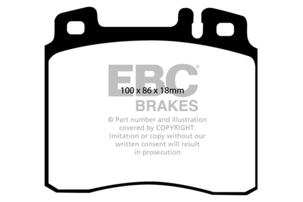 EBC Brakes - EBC Brakes Greenstuff 2000 Series Sport Brake Pads