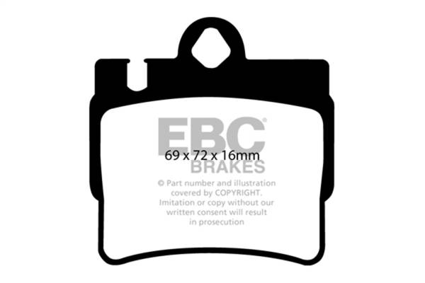 EBC Brakes - EBC Brakes Redstuff Ceramic Low Dust Brake Pads