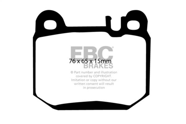 EBC Brakes - EBC Brakes Redstuff Ceramic Low Dust Brake Pads