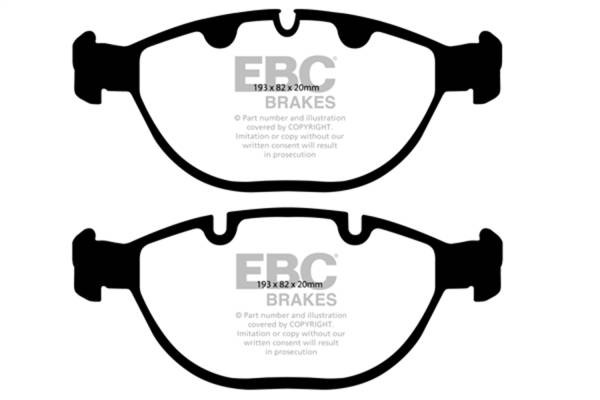 EBC Brakes - EBC Brakes Redstuff Ceramic Low Dust Brake Pads