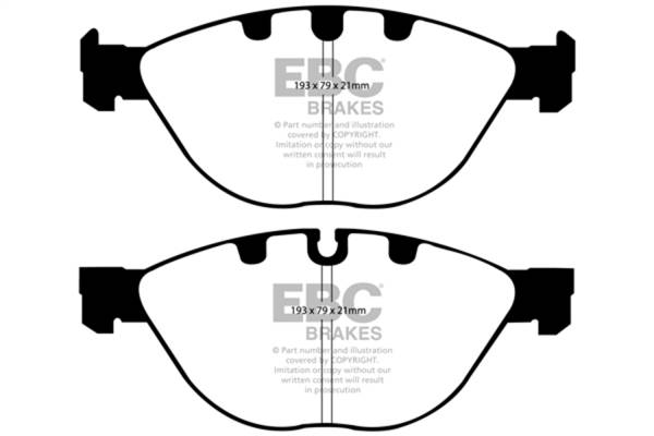 EBC Brakes - EBC Brakes Redstuff Ceramic Low Dust Brake Pads