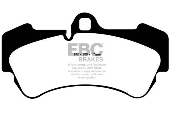 EBC Brakes - EBC Brakes Redstuff Ceramic Low Dust Brake Pads