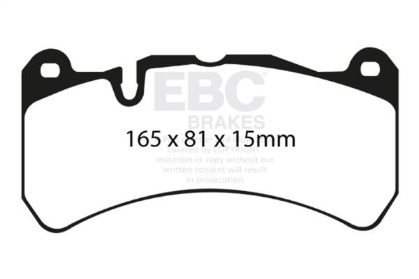 EBC Brakes - EBC Brakes Redstuff Ceramic Low Dust Brake Pads