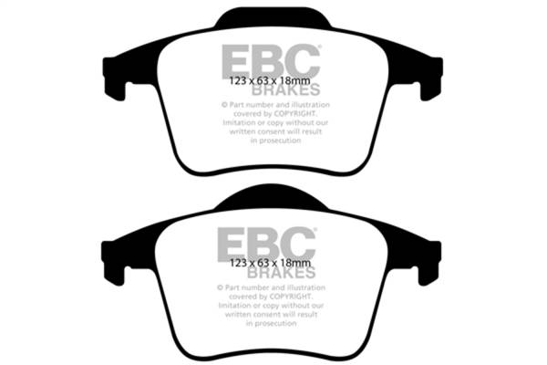 EBC Brakes - EBC Brakes Redstuff Ceramic Low Dust Brake Pads DP31680C