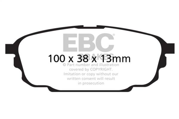 EBC Brakes - EBC Brakes Redstuff Ceramic Low Dust Brake Pads DP31700C