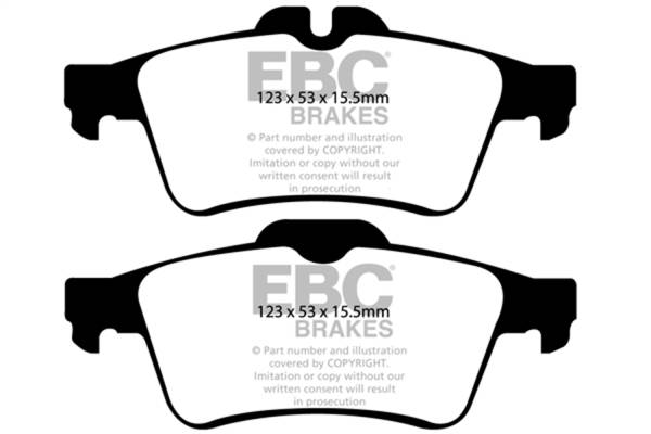 EBC Brakes - EBC Brakes Redstuff Ceramic Low Dust Brake Pads