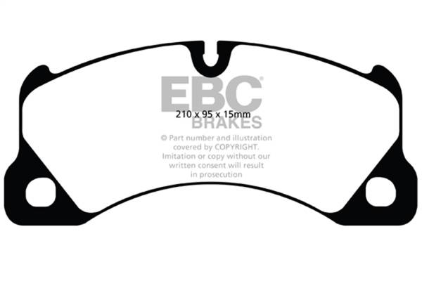 EBC Brakes - EBC Brakes Redstuff Ceramic Low Dust Brake Pads